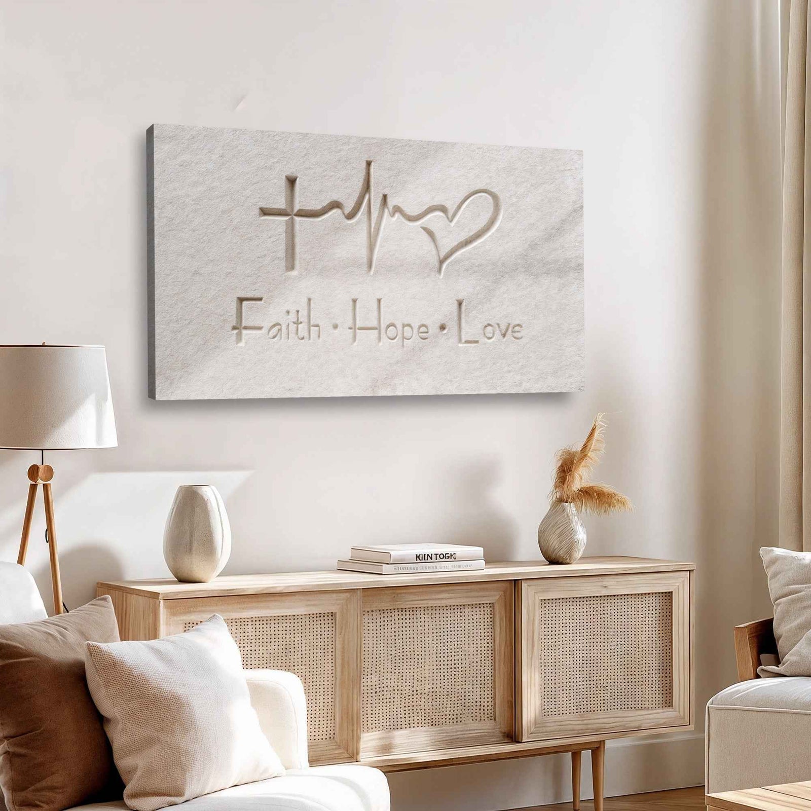 Faith, Hope, Love Faith Wall Art IV