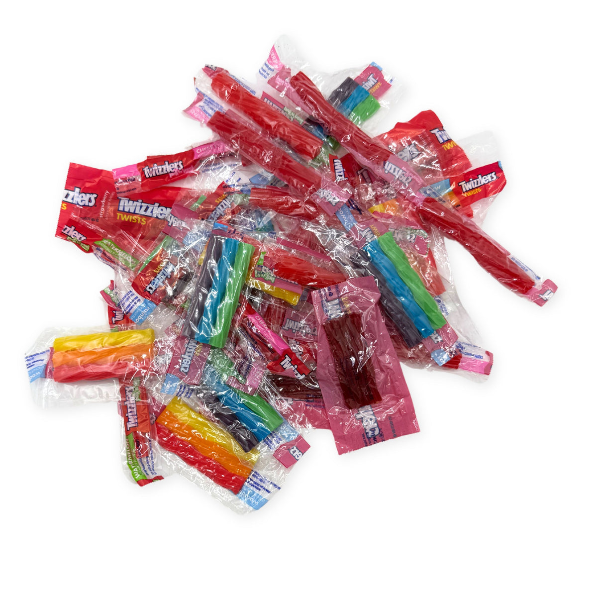 Twizzlers Twists & Pull ’N’ Peel Variety Pack Chewy Candy – Individually Wrapped – Bulk Value Bag