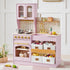 Tiny Land® Wooden Play Kitchen with Storage for Creative Toddlers