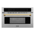 ZLINE 30” Convection Microwave, Stainless Steel, Gold MWOZ-30-SS-G