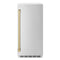 ZLINE 15" Touchstone Clear Cube Ice Maker Drain Pump Stainless Steel Champagne Bronze Door ICCDZ-ST-15-CB