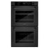 ZLINE 30"Professional True Convection Double Wall Oven, Air Fry, Self Clean Black Stainless Steel WADB-30