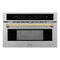 ZLINE 30” Convection Microwave, Stainless Steel, Gold MWOZ-30-G