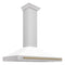 ZLINE 48" Autograph Stainless Wall Range Hood KB4STZ-WM48-CB