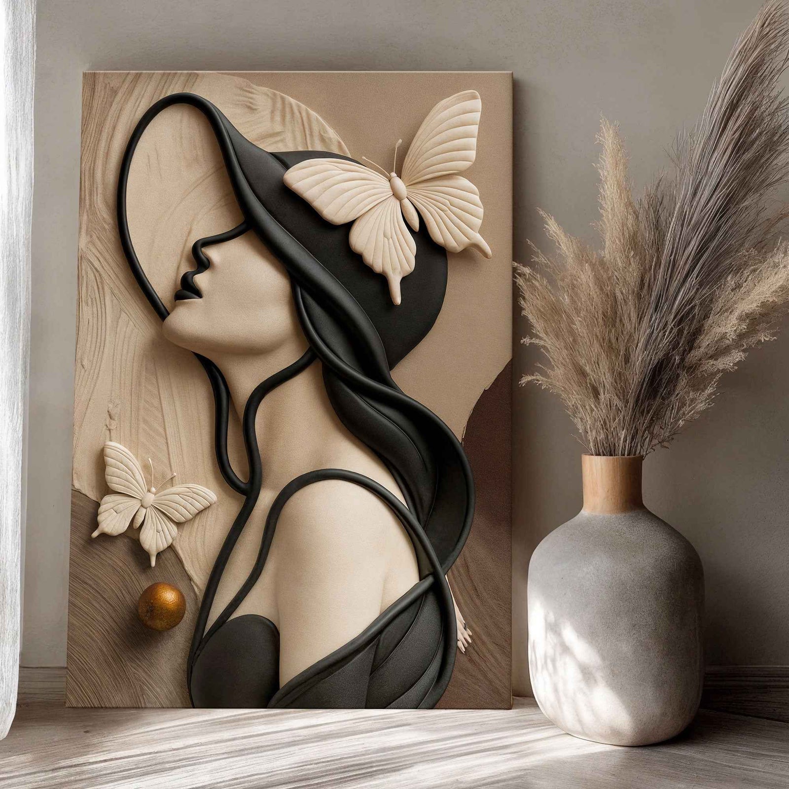 Woman's Delicate Lines Wall Art