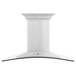 ZLINE 30" CrownSound‚ Ducted Vent Island Mount Range Hood in Stainless Steel with Built-in Bluetooth Speakers, GL9iCRN-BT-30