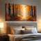 Abstract Forest Landscape Wall Art