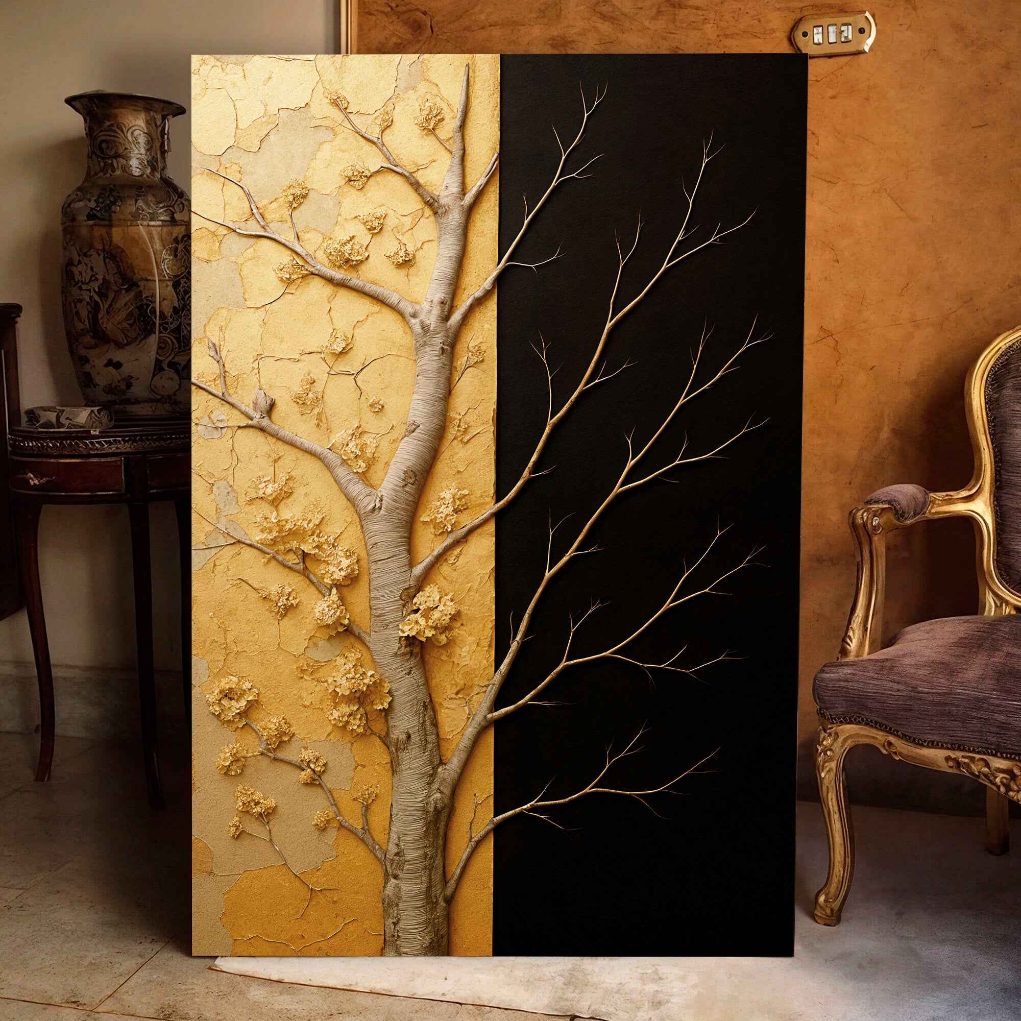 Golden Eclipse Wall Art