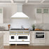 ZLINE 48" Autograph DuraSnow White Range Hood 8654SNZ-WM48-CB