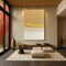 Minimalist White And Gold Wall Art