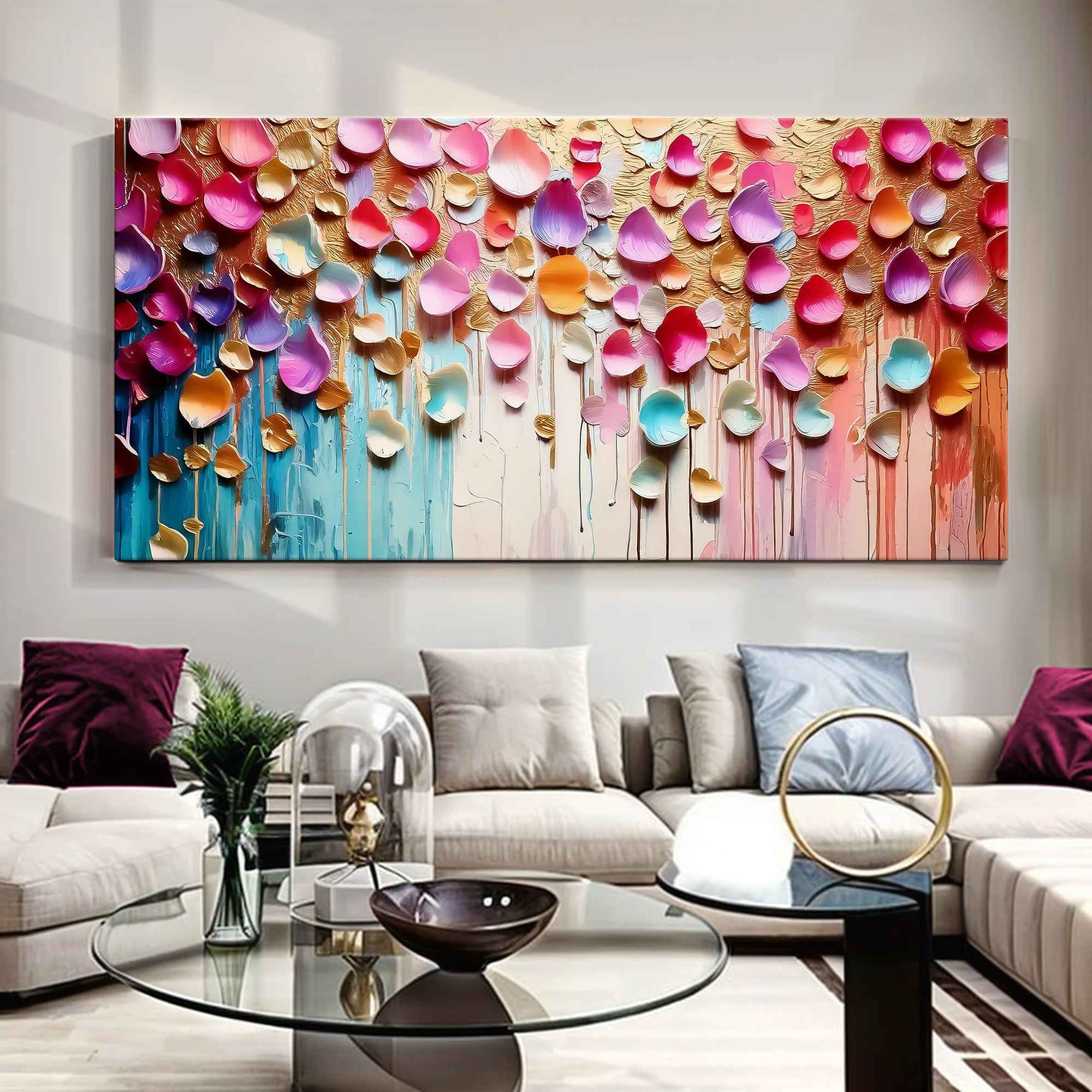 Vibrant Petals Wall Art