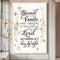 Blessed Is The Family Faith Sign