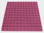 1 Inch Acoustic Foam Pyramid Style Panels - 13 Color Options