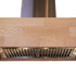 ZLINE 36"  Wooden Wall Mount Range Hood, Butcher Block, 681M-36