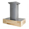 ZLINE 48" Wooden Island Range Hood, Butcher Block, 681iM-48