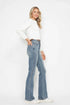Judy Blue Full Size Tummy Control Back Embroidered Pocketed Bootcut Jeans Plus Size