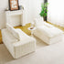 Modular Sofa, Convertible Twin Seat With Chaise Lounge
