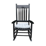 Classic Wooden Porch Rocker Chair Populus Wood Comfortable Design