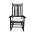 Classic Wooden Porch Rocker Chair Populus Wood Comfortable Design