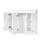Wall Mount Mirror Cabinet With Adjustable Shelves, Soft Closing Hinges