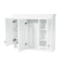 Wall Mount Mirror Cabinet With Adjustable Shelves, Soft Closing Hinges