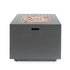 33" Outdoor Iron Square Propane Fire Pit - Brushed Brown