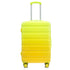 20'/24'/28' 3-Piece PC Spinner Wheel Luggage Set (Yellow+Green)
