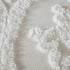 King/Cal King 3 Piece Tufted Cotton Chenille Damask Duvet Cover Set
