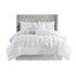 7 Piece Tufted Comforter Set White
