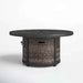 Cassara Resort - Propane Outdoor Fire Pit Table - Brown