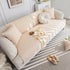 Cotton Quilted Sofa Cover, Non-Slip Couch Protector Fits Backrest, Seat & Armrest