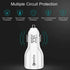 2 Pack 2 Port USB Fast Car Charger Adapter For Devices Black