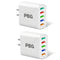 2 Pack of 5 Port Wall Charger Charge 5 Devices at Once!