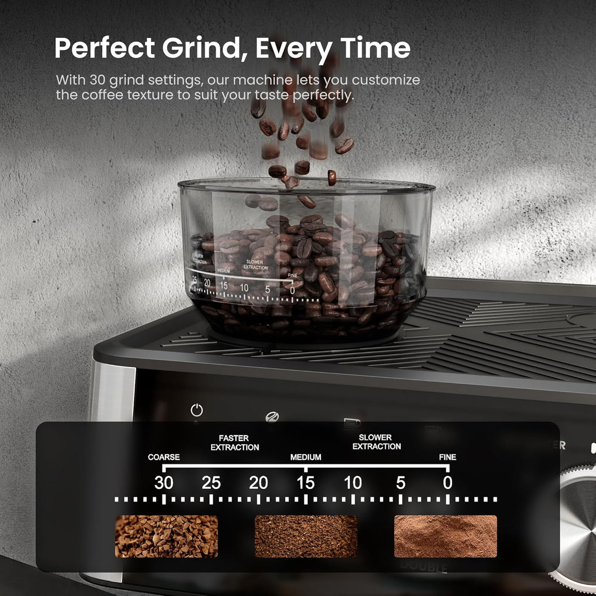 20 Bar Espresso Machines with Grinde CM8031
