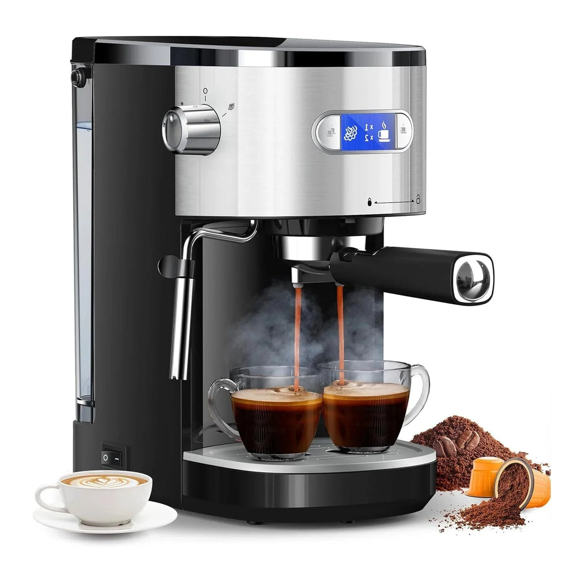 20 Bar Espresso Machines with Grinde CM8031