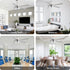 52" Vendome Industrial Downrod Mount Reversible Ceiling Fan with Lighting and Remote Control