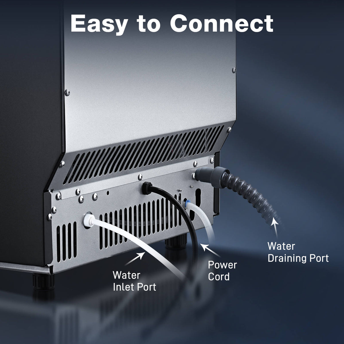 200LBS Freestanding Commercial Ice Maker Z5895