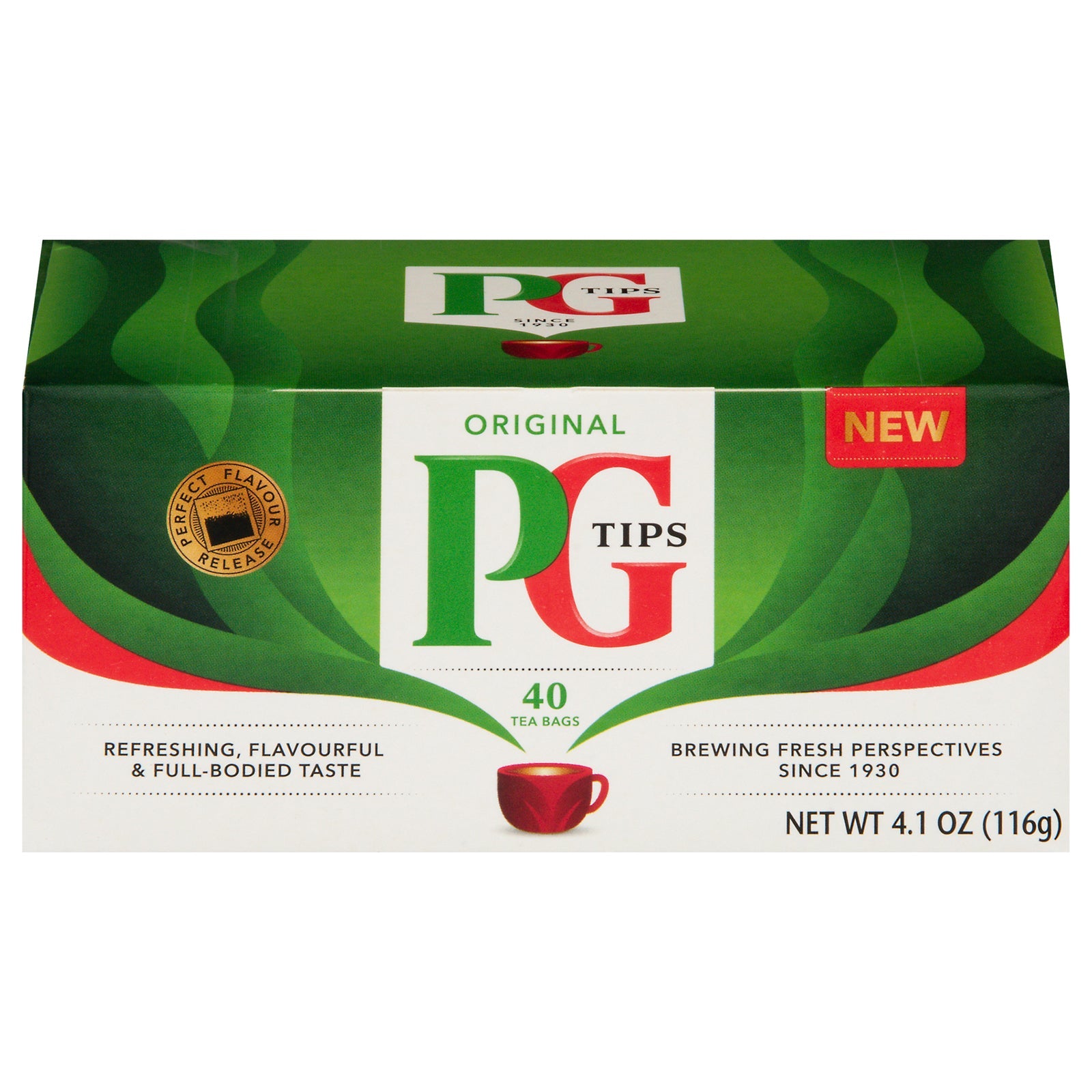 PG Tips Black Tea - 6 x 40 Bag - Natural Classic Blend