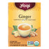 Yogi Ginger Tea - 16 Bags - Organic & Naturally Caffeine-Free