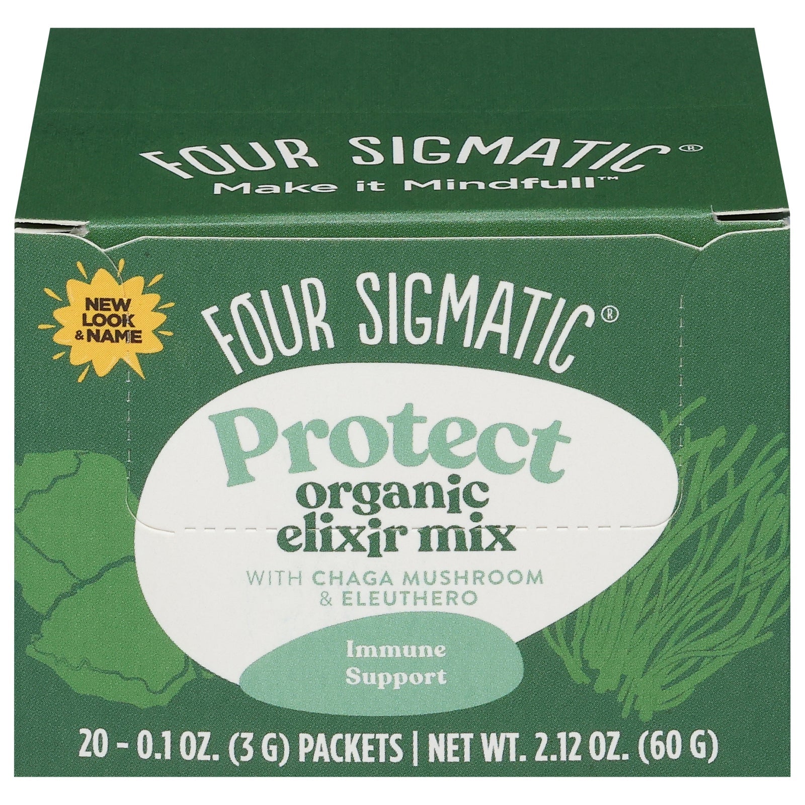 Four Sigmatic Elixir Mix Protect: Organic Reishi Mushroom Powder - 20 Count