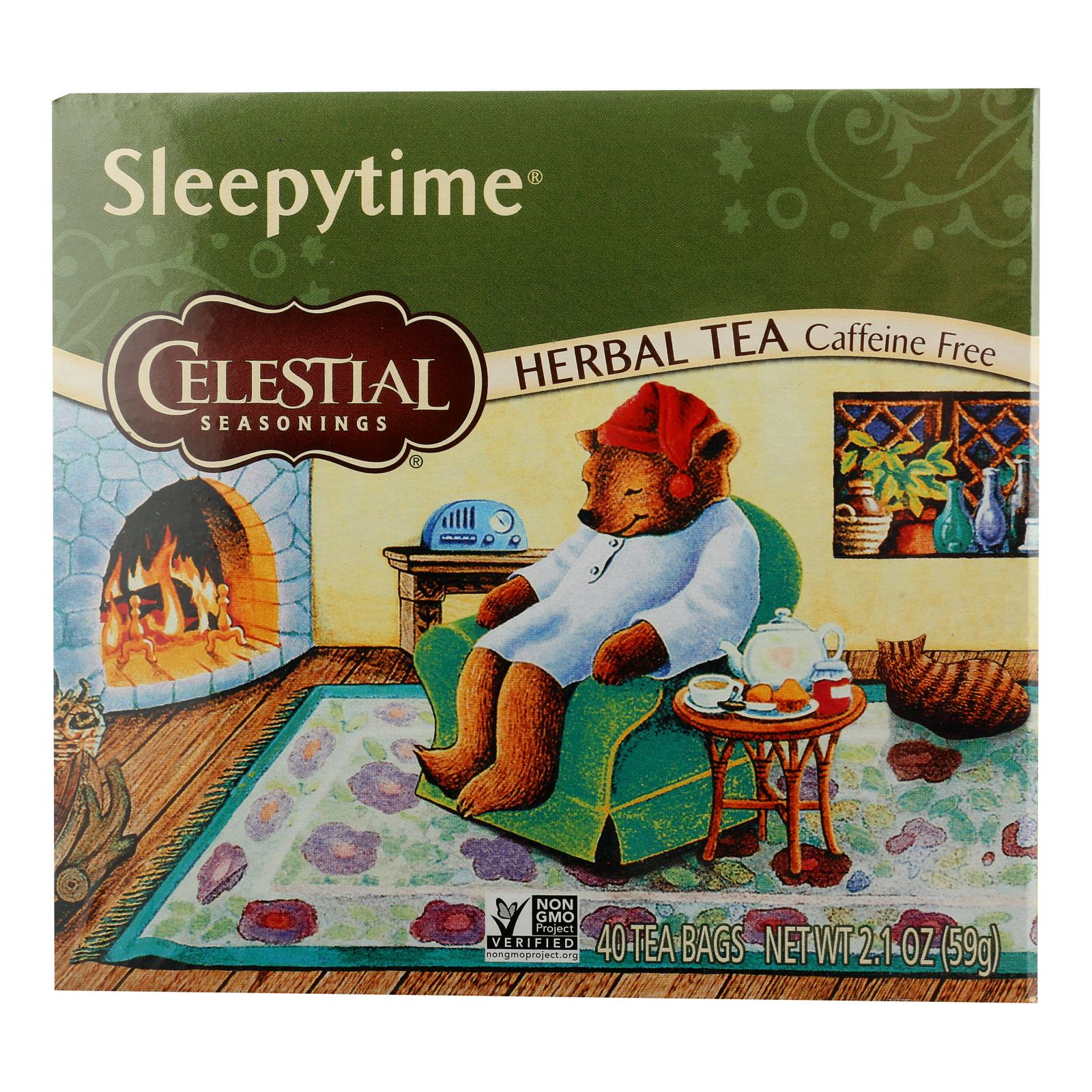 Celestial Seasonings Sleepytime Tea - 40 Bags - Calming Herbal Tea, Caffeine Free