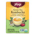 Yogi Green Tea Kombucha - Caffeinated, Supports Vitality - 16 Tea Bags