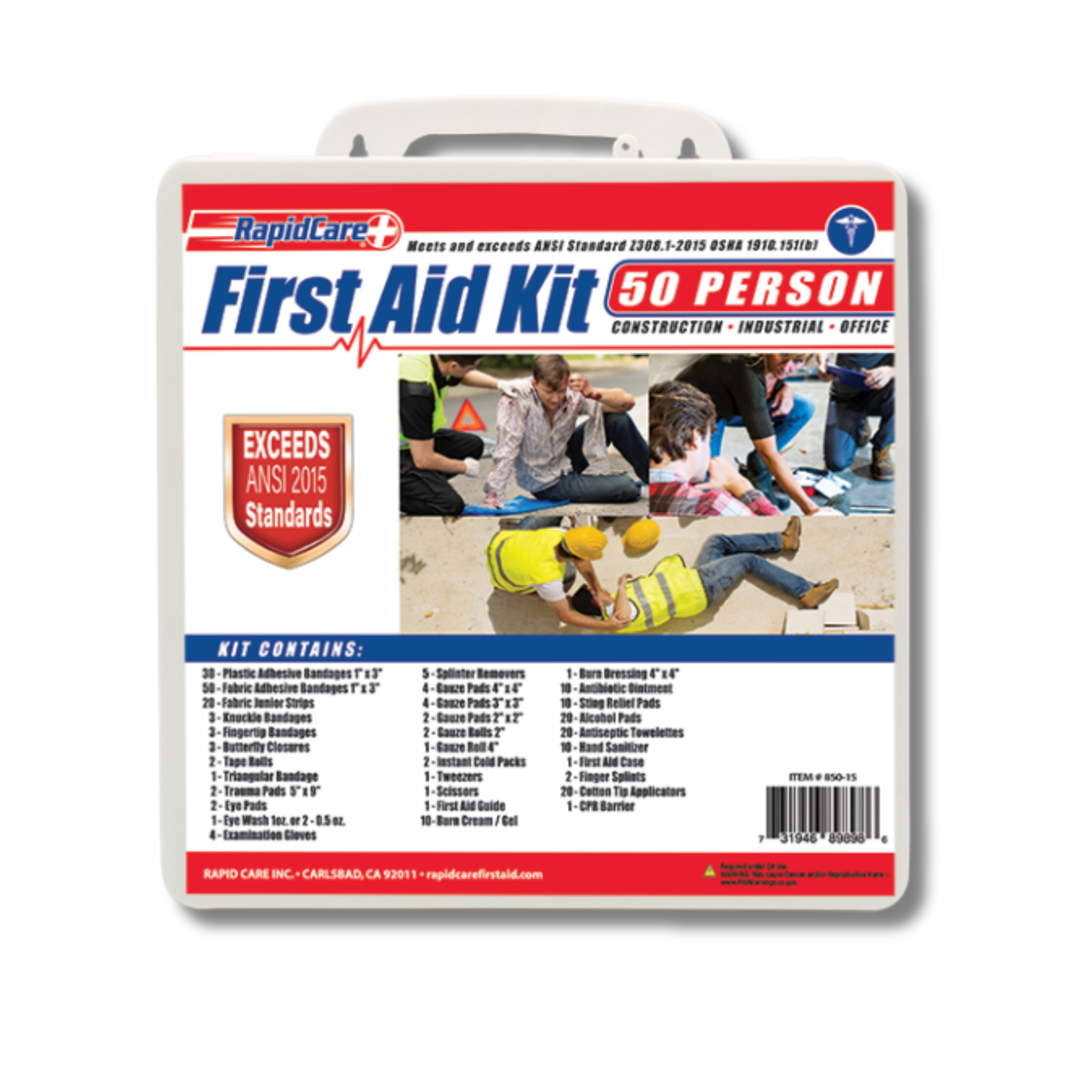50 Person First Aid Kit - 2015 (247 Pc)