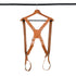 Double Camera Strap Harness- Tan Brown