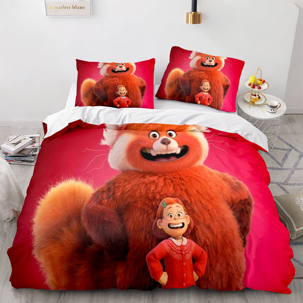 Disney Turning Red 2022 Bedding Set Quilt Duvet Cover Bedding Sets