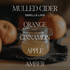 Mulled Cider Soy Candle - Amber Jar - 9 oz