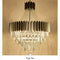 Portofino | Modern Round Gun Black Crystal Chandelier - Tundra Globe