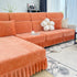 Universal Elastic Skirt Sofa Slipcover, Stretch Sofa Cushion Cover For Bedroom Office Living Room