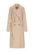 Denise Cashmere Blend Overcoat in Nude