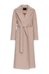 Cambridge Comfort Wraparound Wool Cashmere Coat in Nude